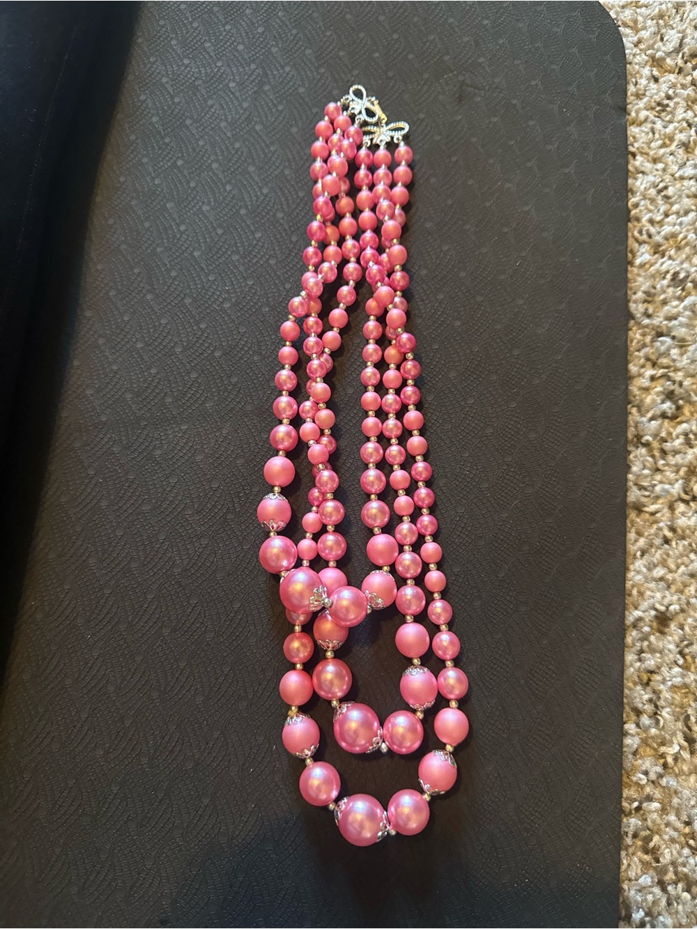 Pink Multi-Strand Beaded Necklace - Elegant Women’s Jewelry 3